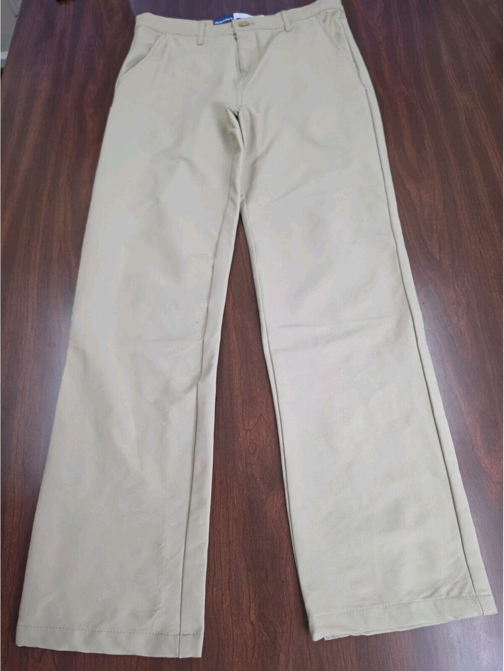 Old Navy Straight Quick Dry Pants Womens 14 Khaki Golf Casual Active Athleisure